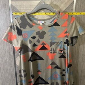 Lularoe Disney Geometric Pattern Midi Dress